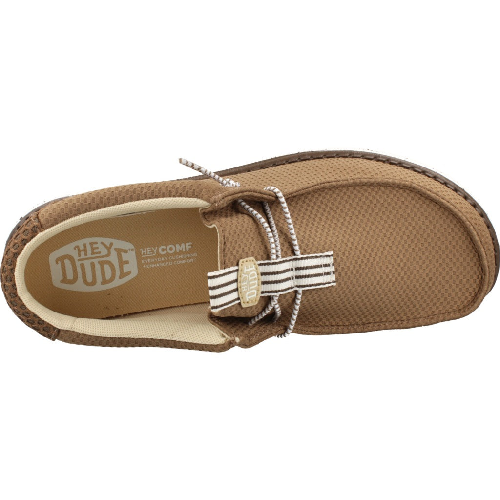 HEY DUDE WALLY MESH NEUTRALS en color MLTBRN  (6)