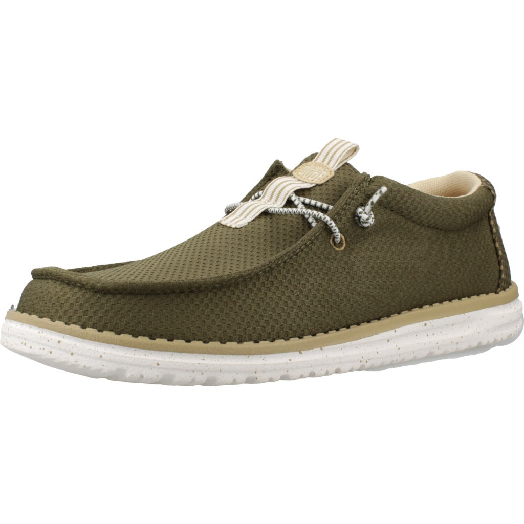 HEY DUDE WALLY MESH NEUTRALS en color WNTGRN  (1)