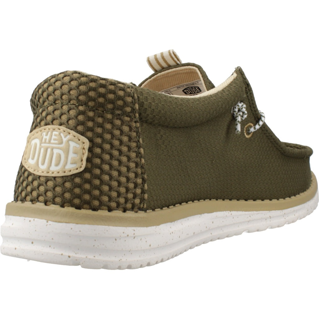 HEY DUDE WALLY MESH NEUTRALS en color WNTGRN  (3)