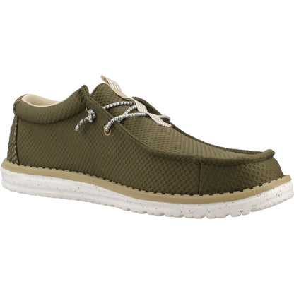 HEY DUDE WALLY MESH NEUTRALS en color WNTGRN  (5)