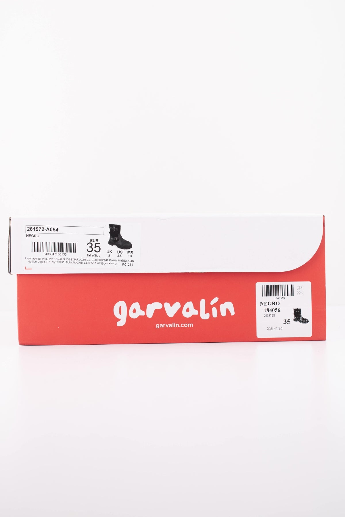 GARVALIN BOTA HEBILLAS en color NEGRO  (6)