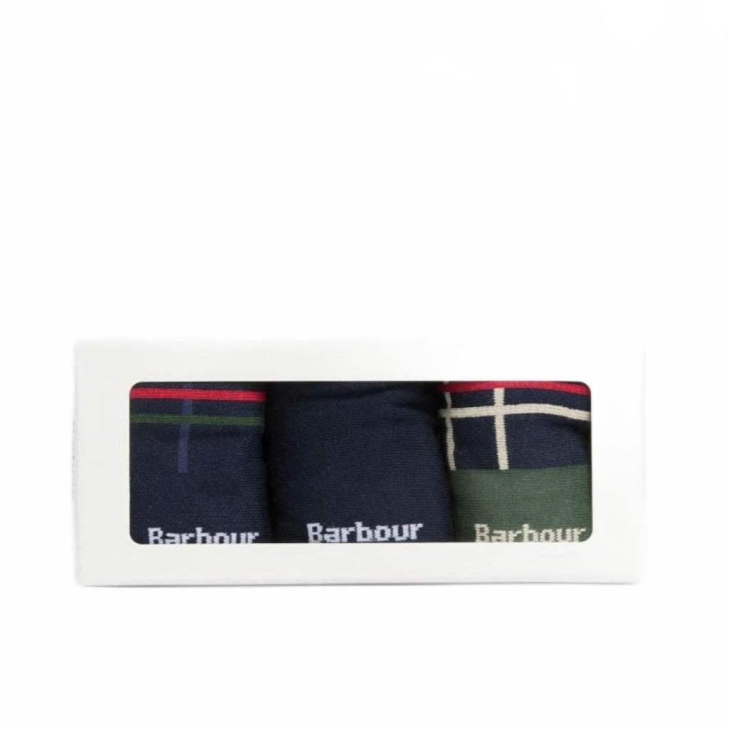 BARBOUR TARTAN SOCK GIFT BOX en color TN  (4)