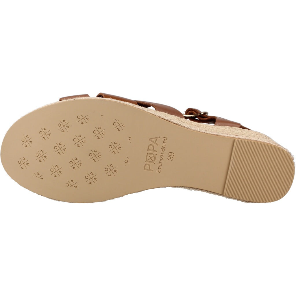 POPA SANDALIA RUMARI NAPA en color CUERO  (6)