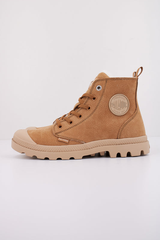 PALLADIUM PAMPA HI ZIP WL en color BROWN  (1)