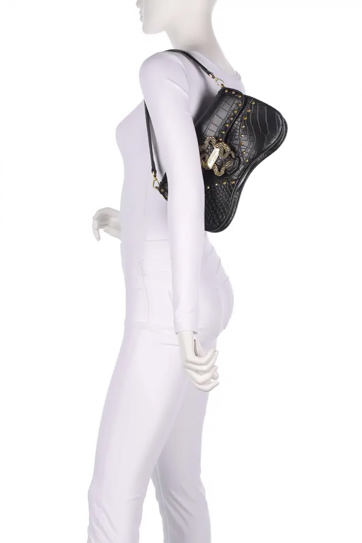 JUST CAVALLI  ICONIC  COCCO  en color BLACK  (3)