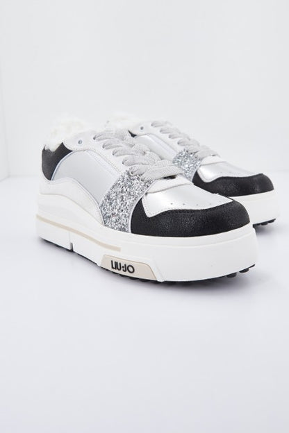 LIU-JO BF PX HERO  en color SLVRCRM  (2)