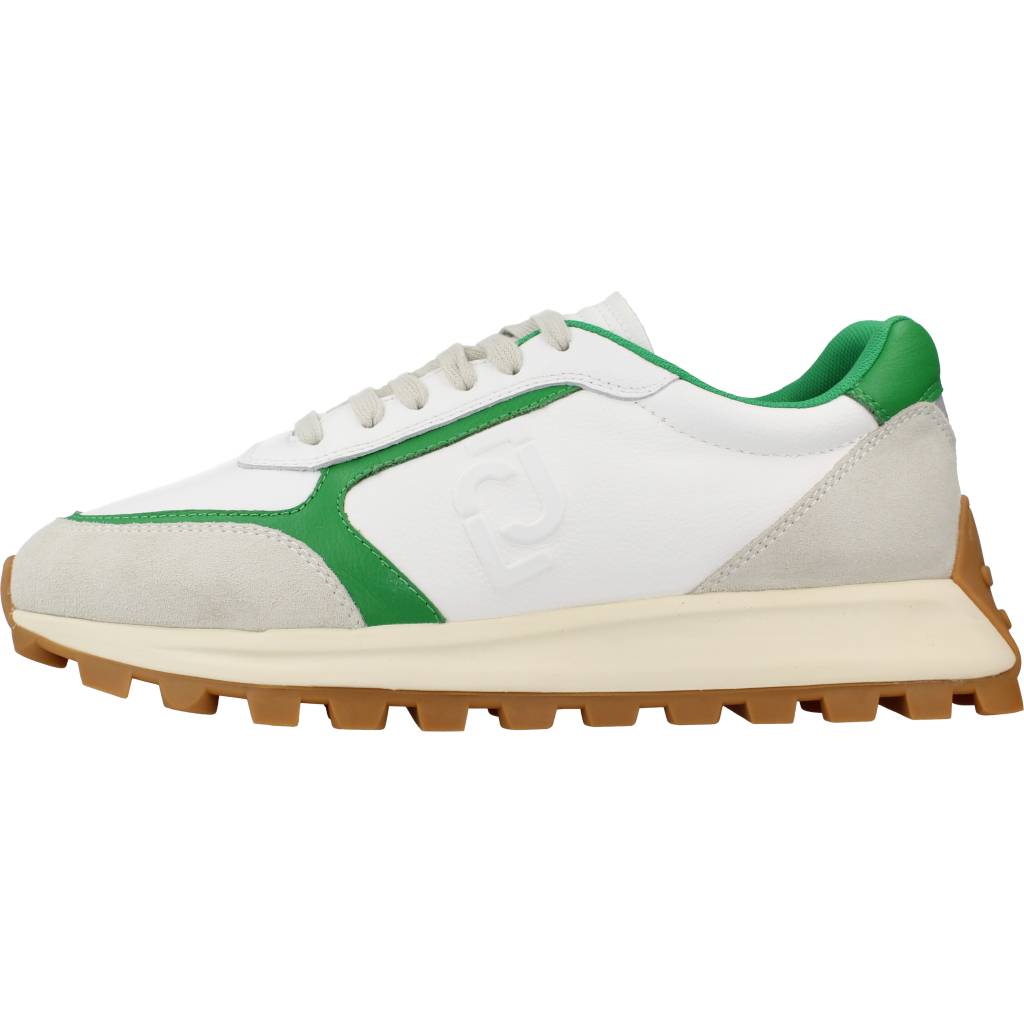LIU-JO  RUNNING  SNEAKER en color WHTGRN  (2)