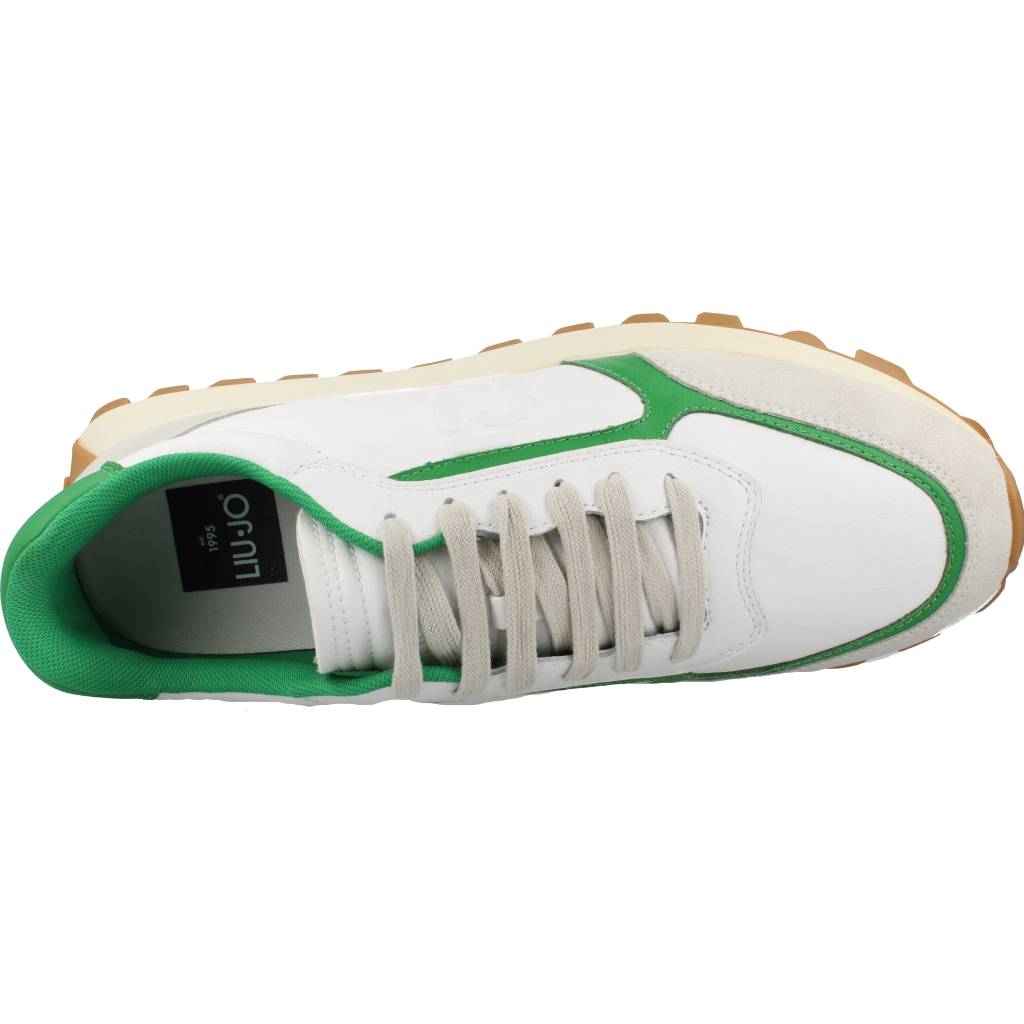 LIU-JO  RUNNING  SNEAKER en color WHTGRN  (7)