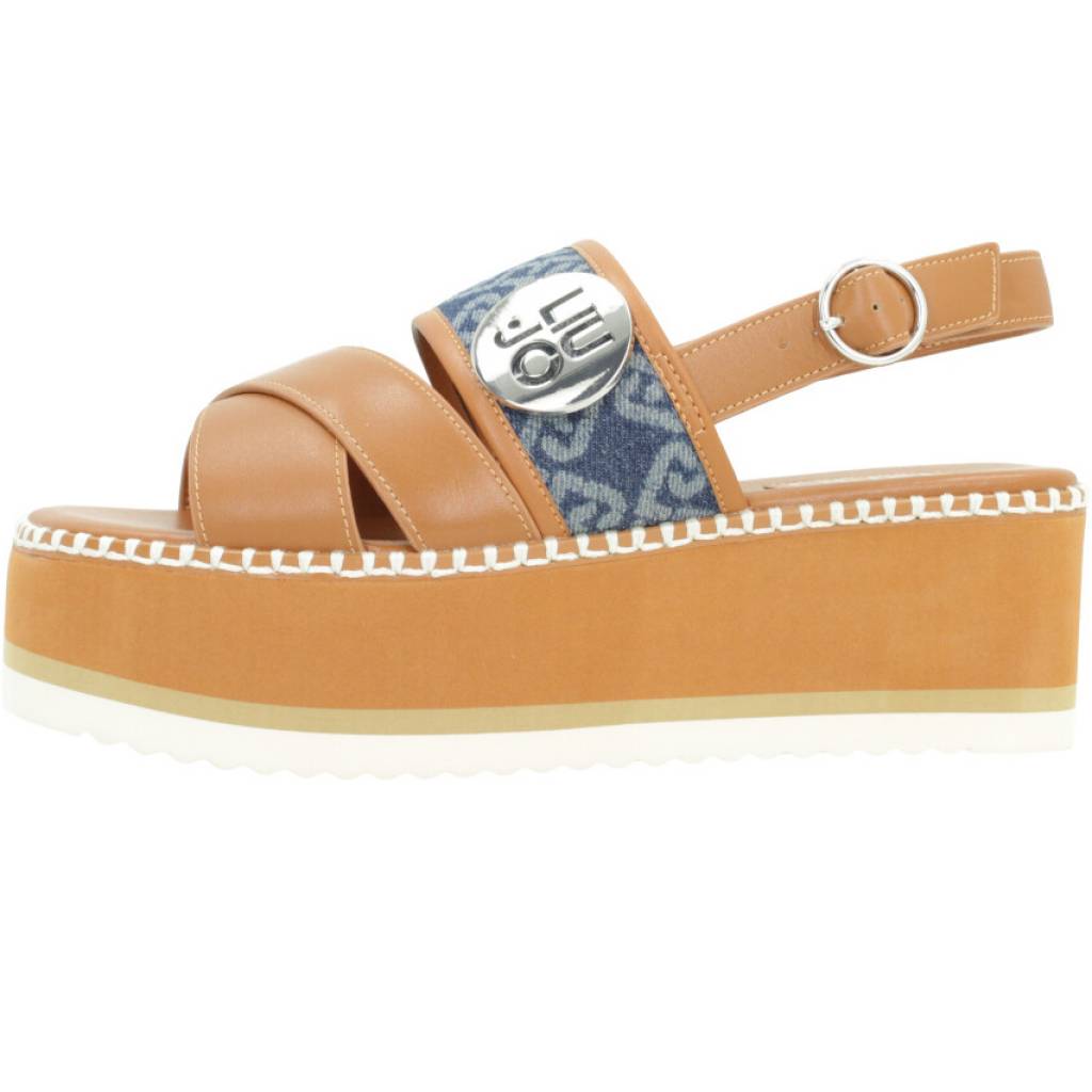 LIU-JO ABA  SANDAL en color BRNDYDNM  (2)