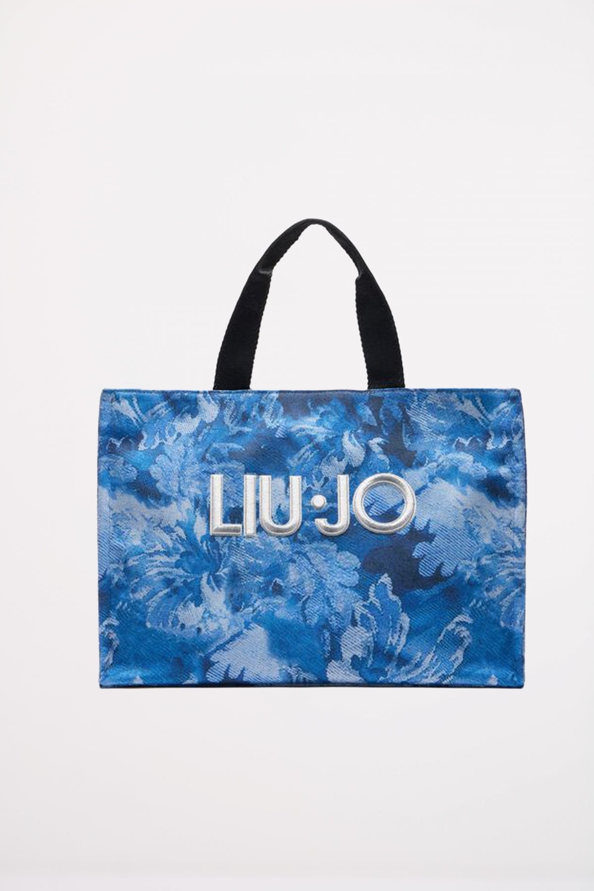 LIU-JO TOTE PRINTED DENIM en color R  (1)