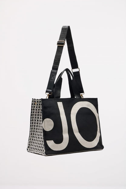 LIU-JO TOTE MONOGRAM JACQUA en color R  (3)