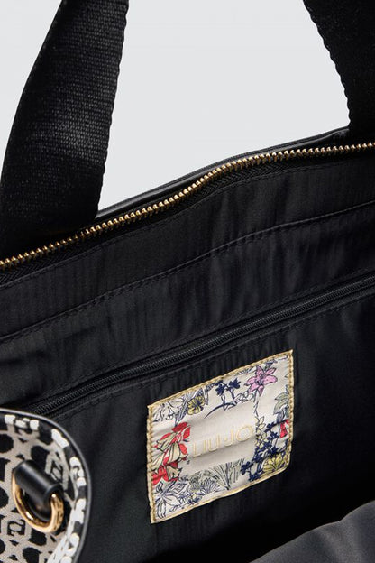 LIU-JO TOTE MONOGRAM JACQUA en color R  (4)