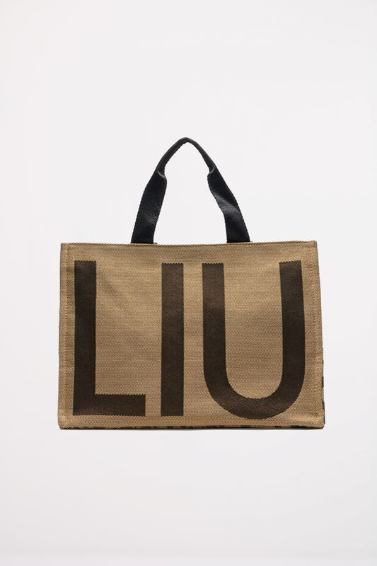 LIU-JO TOTE LOGO ANIMALIE en color B  (1)