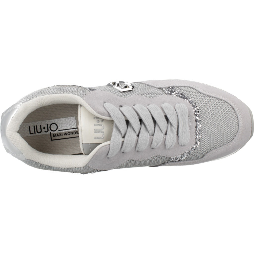LIU-JO MAXI WONDER LOW  en color SILVER  (7)