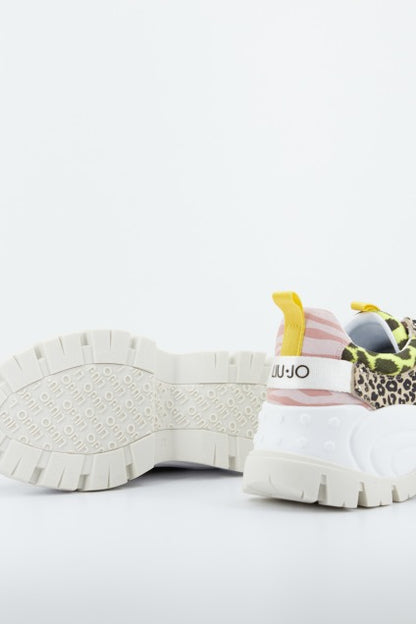 LIU-JO WAVE  - SNEAKER BL en color BLKYELLOW  (3)