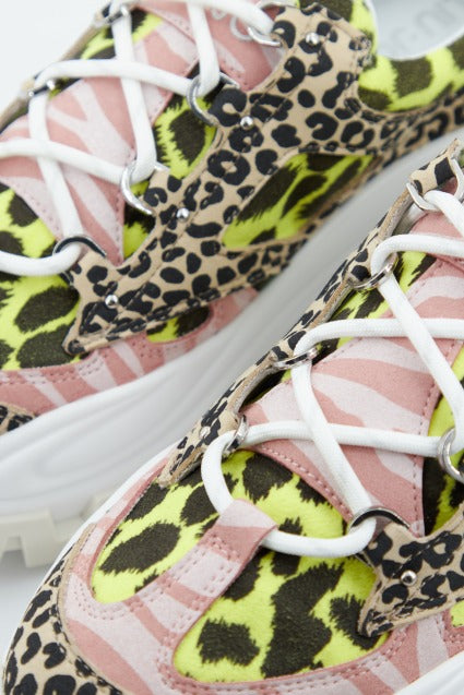 LIU-JO WAVE  - SNEAKER BL en color BLKYELLOW  (4)
