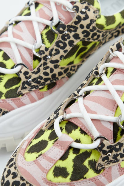 LIU-JO WAVE  - SNEAKER BL en color BLKYELLOW  (4)
