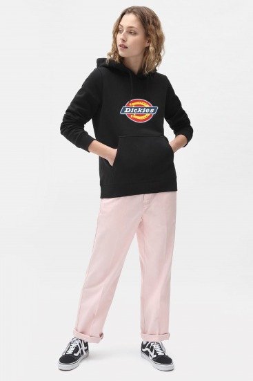 DICKIES  ICON LOGO HOODIE W en color BLK  (4)