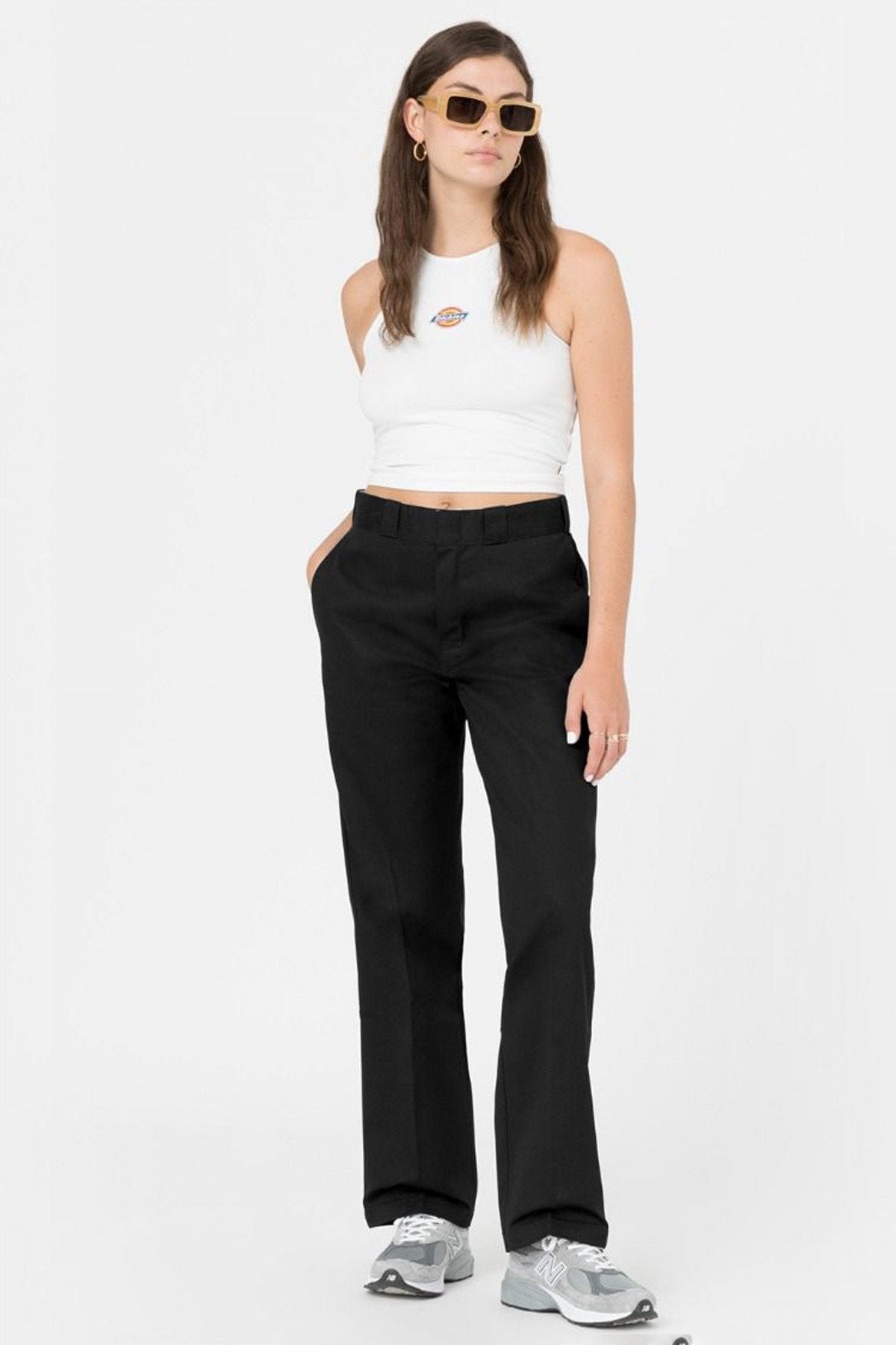 DICKIES  WORK PANT REC W en color BLK  (4)