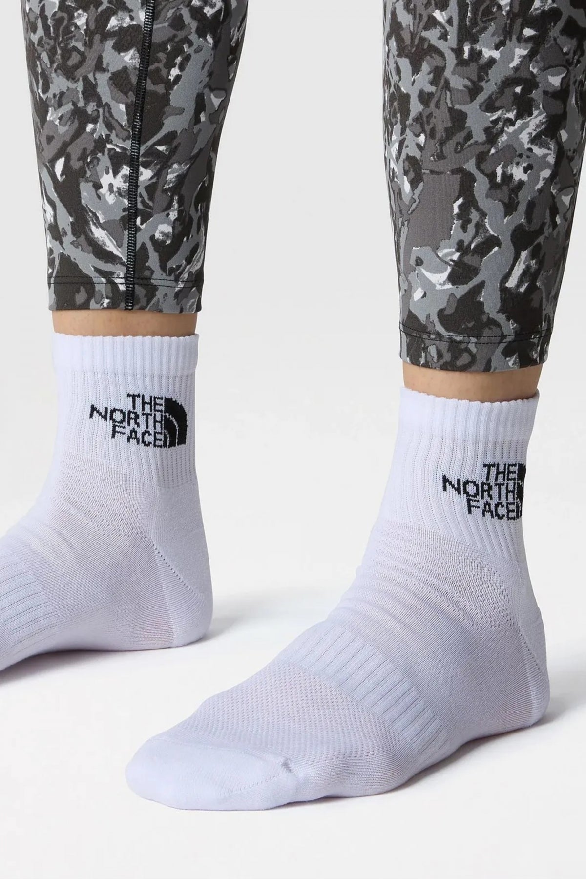 THE NORTH FACE MLSPRT SOCK CSH QRTR en color TNFWHT  (3)