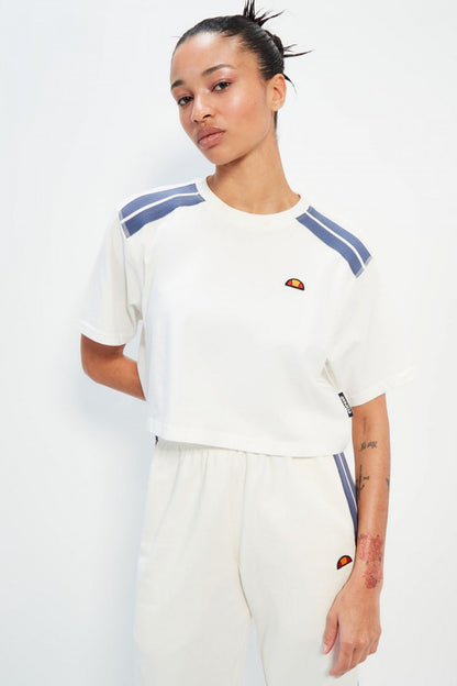 ELLESSE IVA CROPPED T-SHIRT en color WHITE  (1)