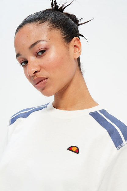 ELLESSE IVA CROPPED T-SHIRT en color WHITE  (3)