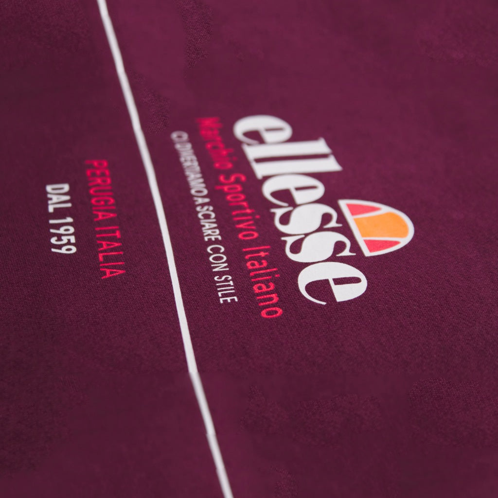 ELLESSE MVELLO HOODY en color BURGUNDY  (6)