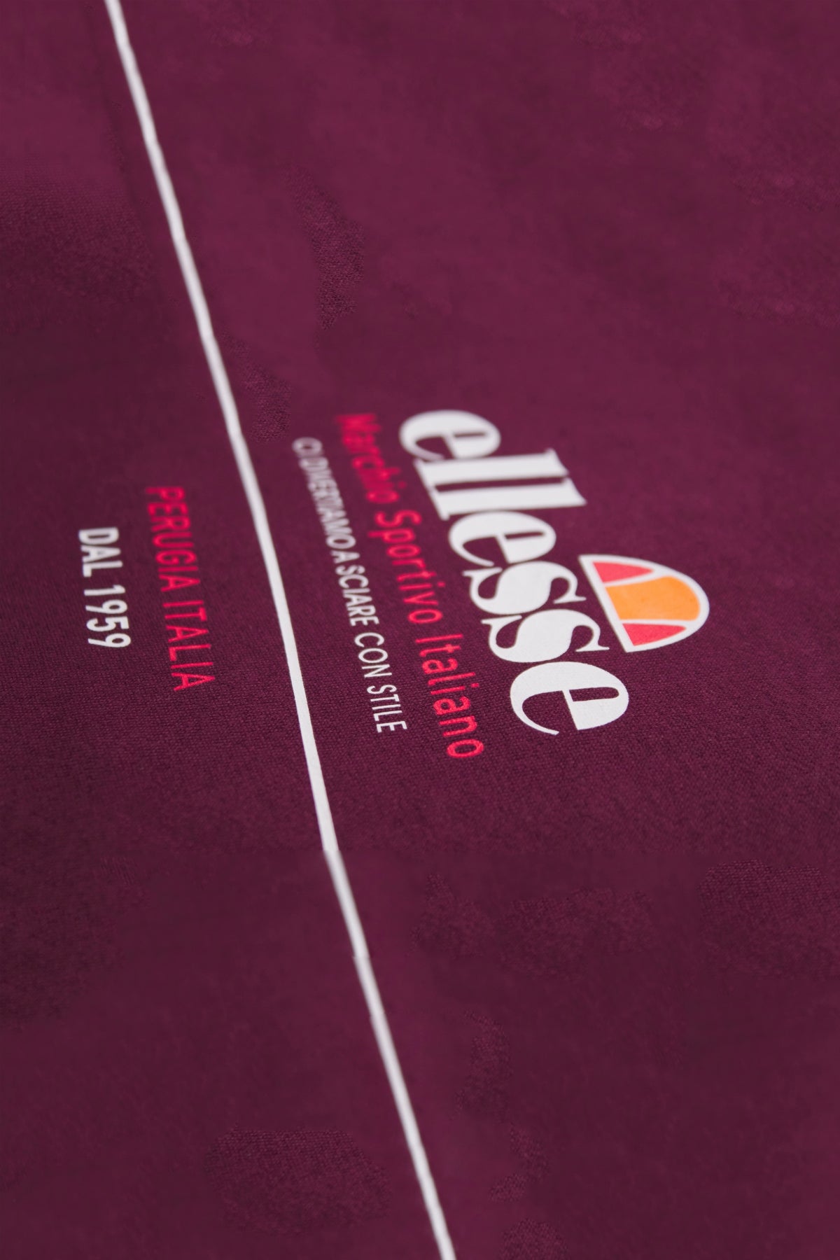 ELLESSE MVELLO HOODY en color BURGUNDY  (3)