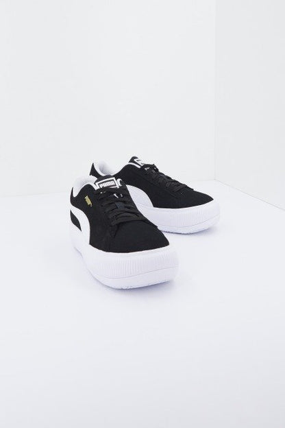 PUMA SUEDE MAYU en color BLACKWHT  (2)