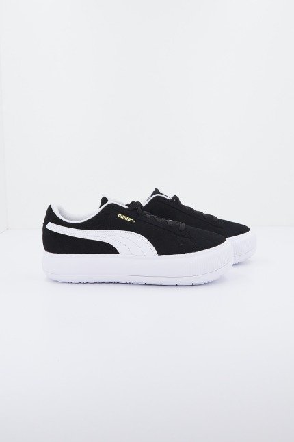 PUMA SUEDE MAYU en color BLACKWHT  (3)