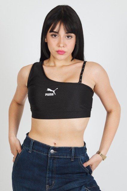 PUMA DARE TO CROP TOP en color BLACK  (1)