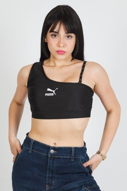 PUMA DARE TO CROP TOP en color BLACK  (1)