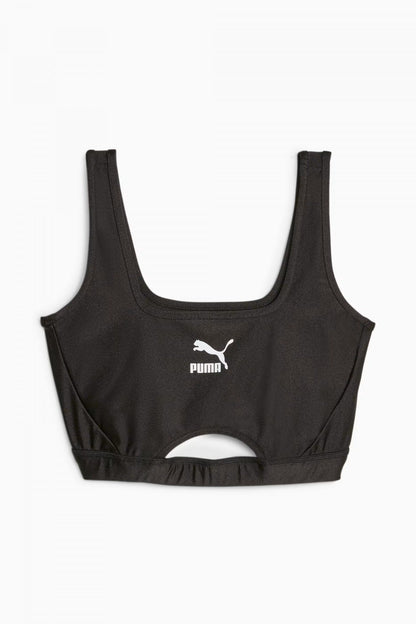 PUMA DARE TO CROP TOP en color BLACK  (2)