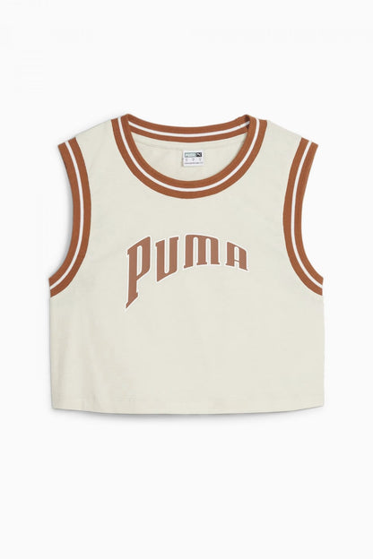 PUMA GRAPHIC CROPPED TEE en color LPNSNW  (2)