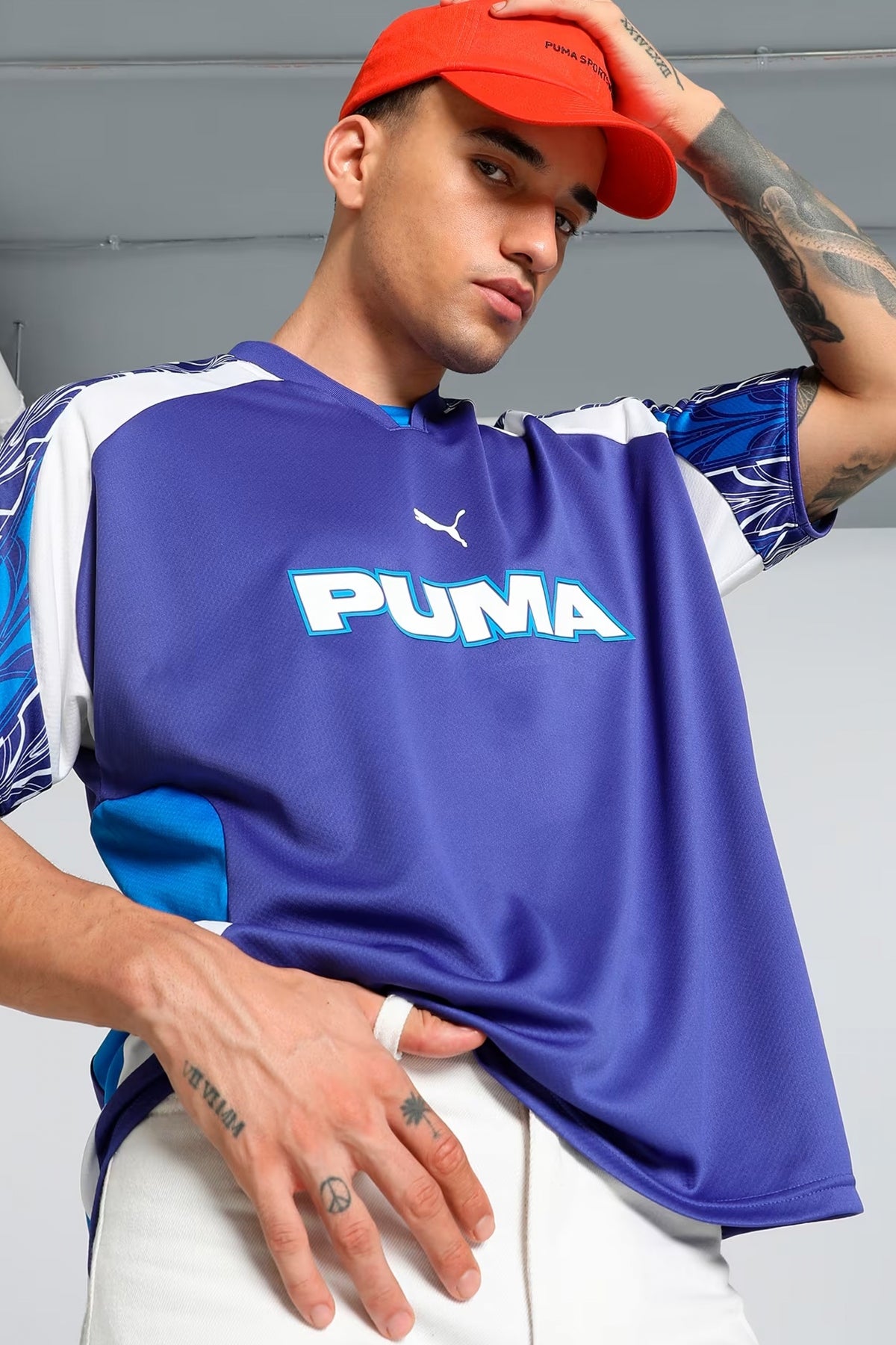 PUMA  FOOTBALL JERSEY en color BLUE  (1)