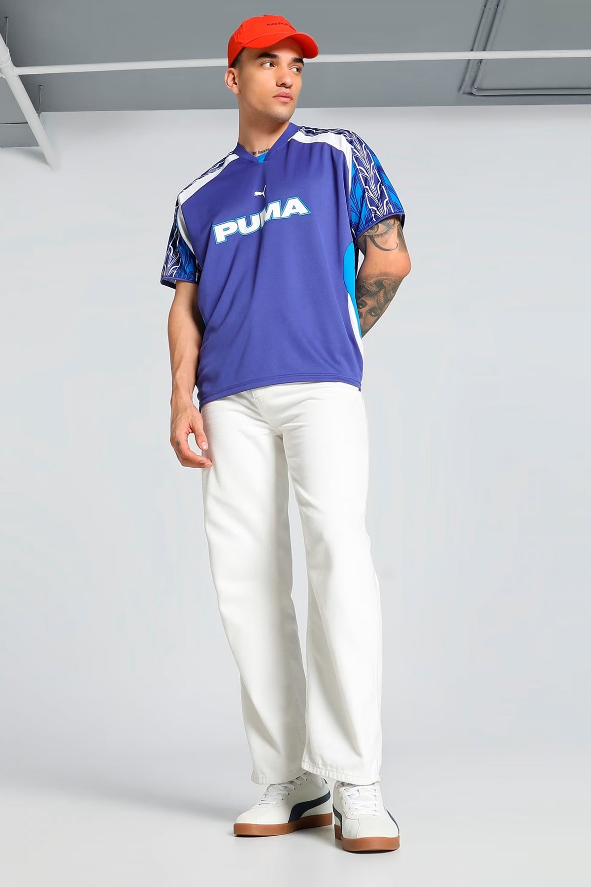 PUMA  FOOTBALL JERSEY en color BLUE  (4)