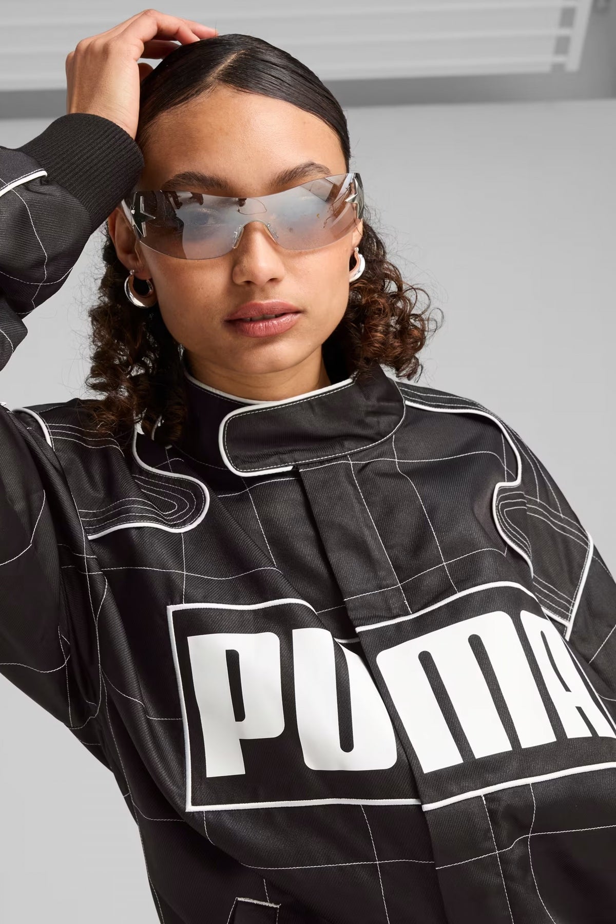 PUMA RACER JACKET en color BLACK  (1)