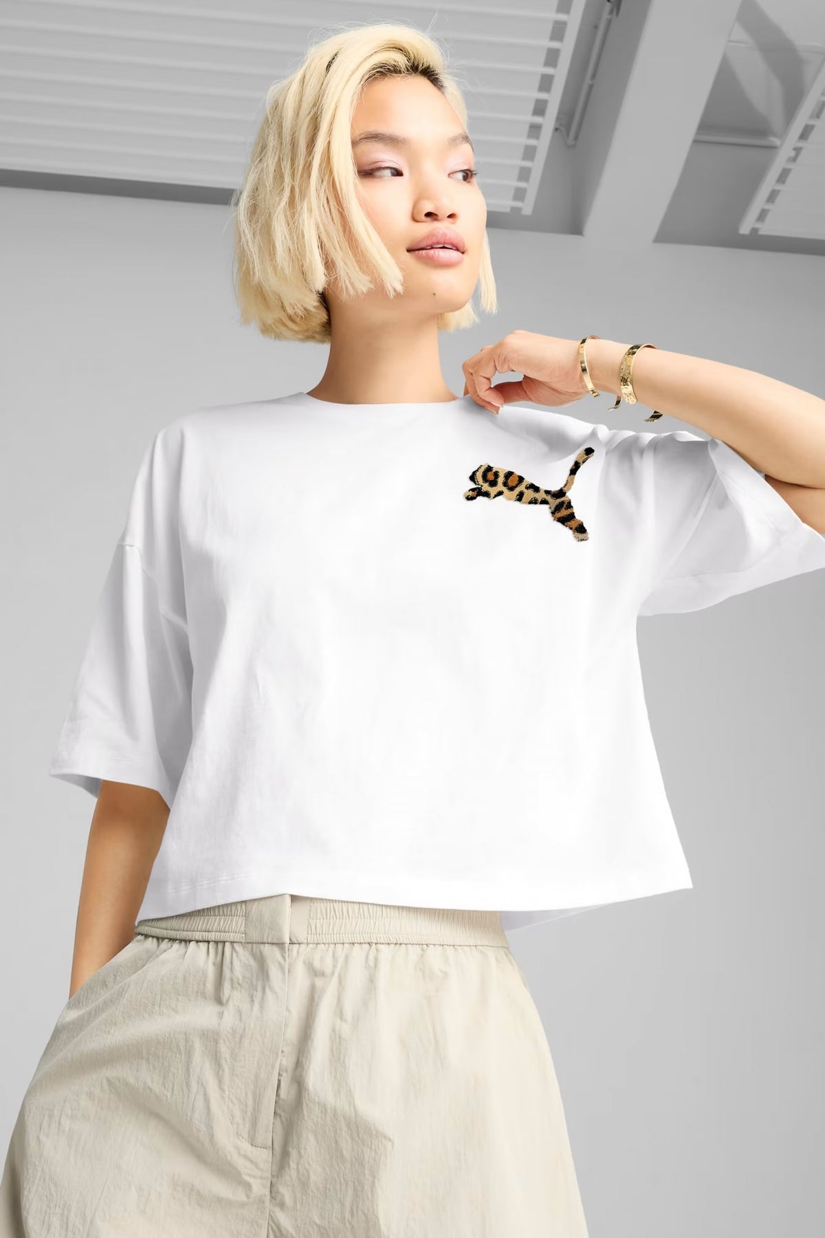 PUMA LEO LUXE en color WHITE  (1)