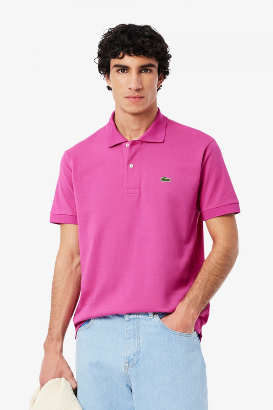 LACOSTE L SHORT SLEEVED  en color MALVA  (1)