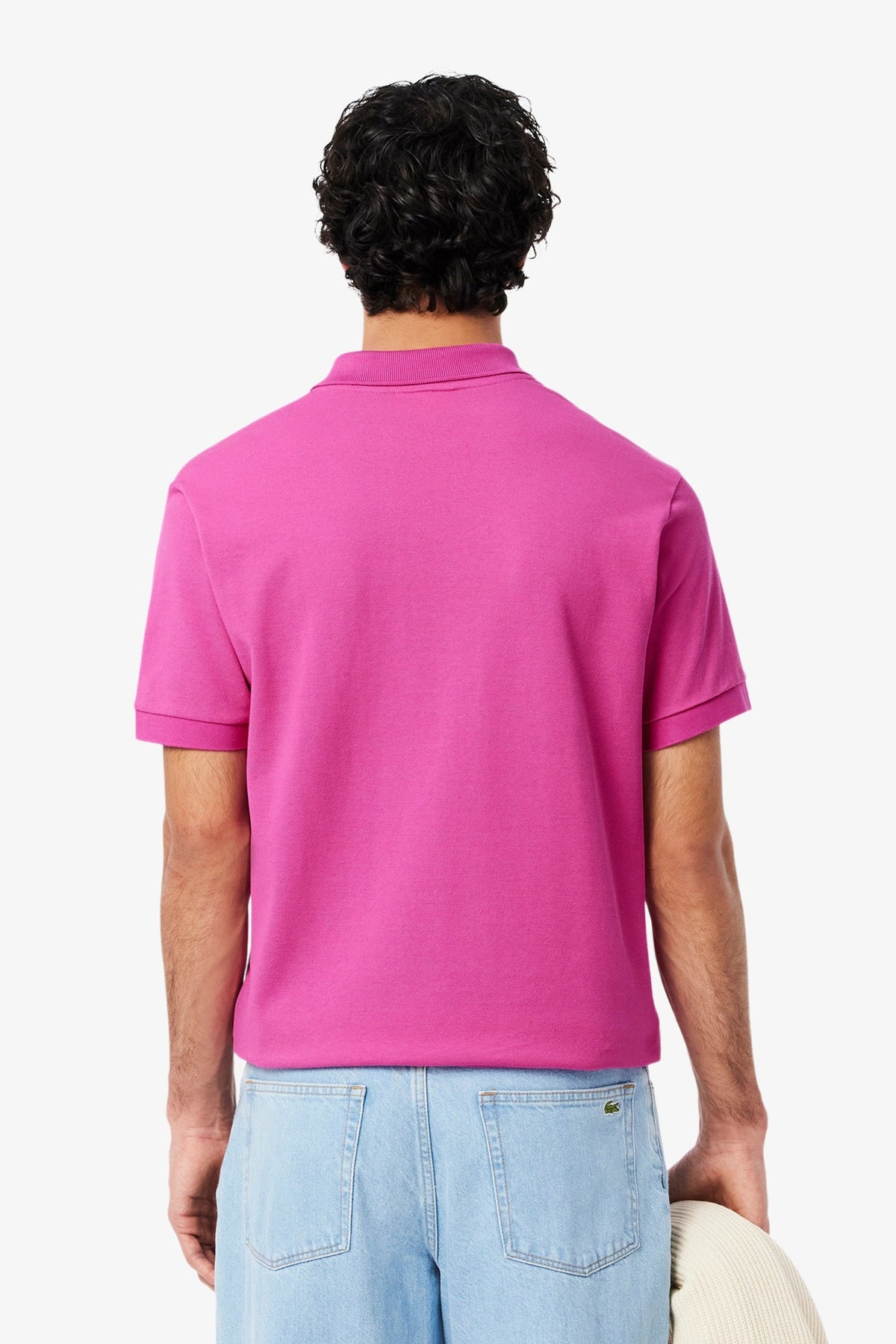 LACOSTE L SHORT SLEEVED  en color MALVA  (3)