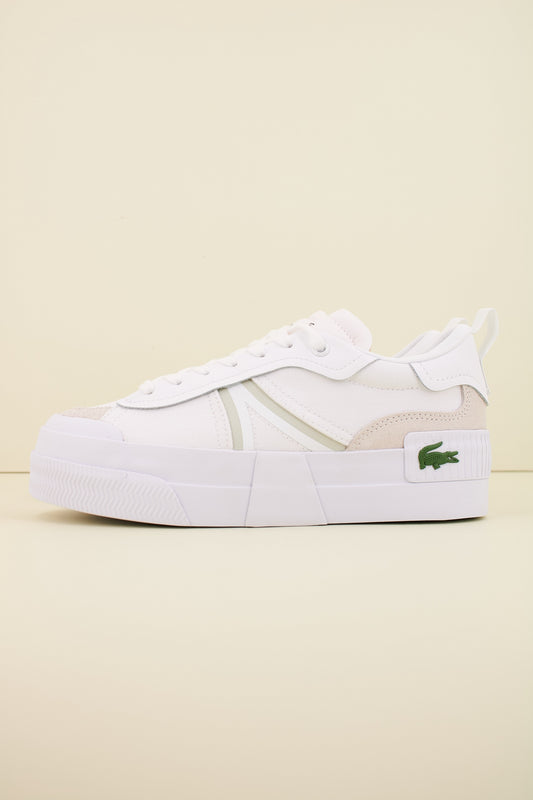 LACOSTE L PLATFORM CONTRA en color WHTWHT  (1)