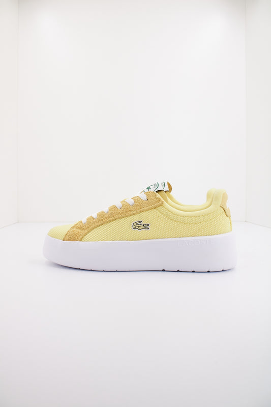 LACOSTE CARNABY PLATFORM LIT en color YLWWHT  (1)