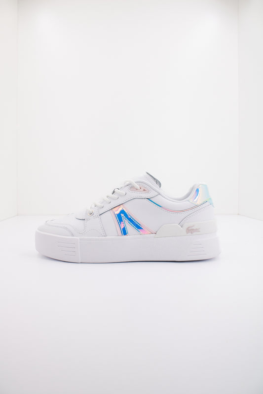 LACOSTE L EVO LEATHER en color WHTLTPNK  (1)