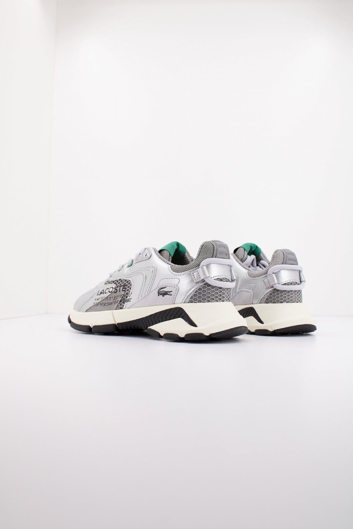 LACOSTE NEO TEXTILE AND LEAT en color GRYSLV  (3)