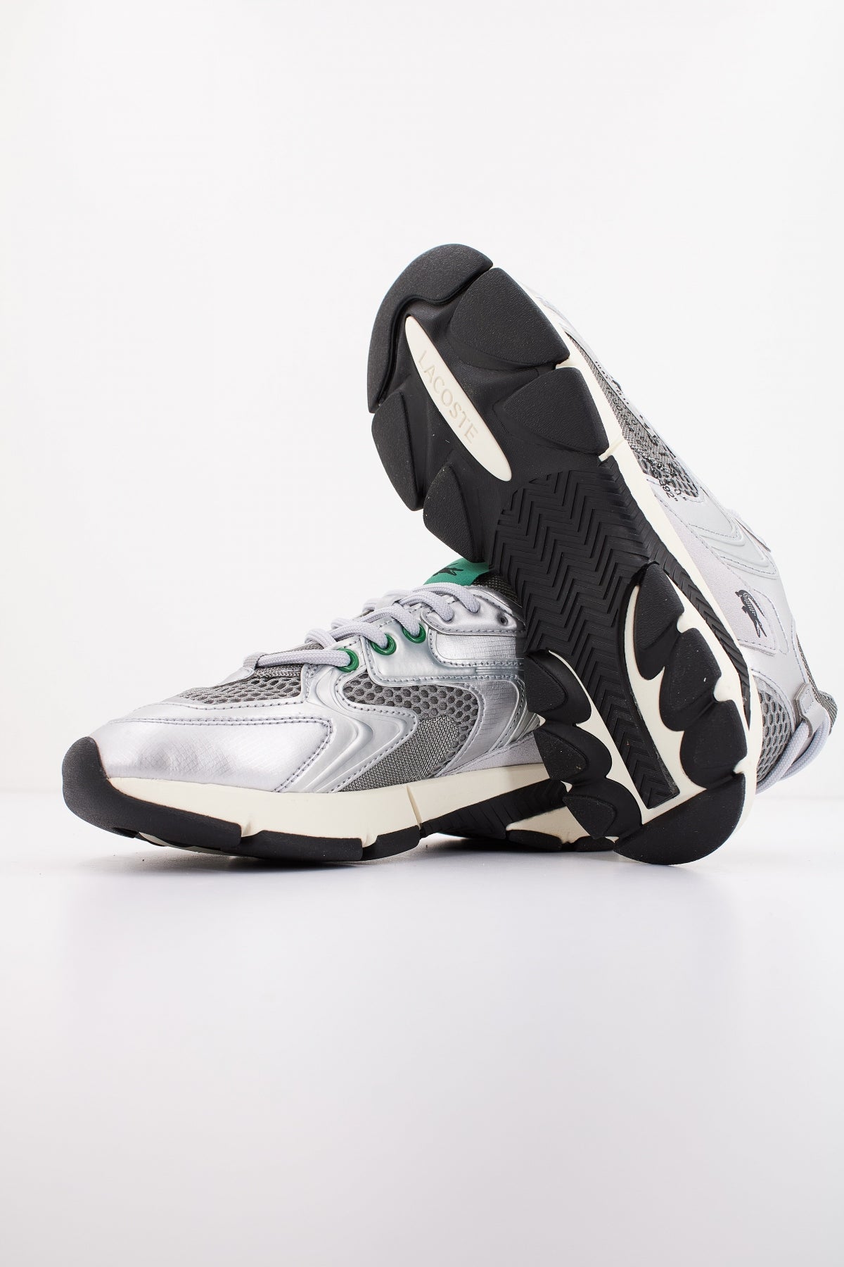 LACOSTE NEO TEXTILE AND LEAT en color GRYSLV  (4)