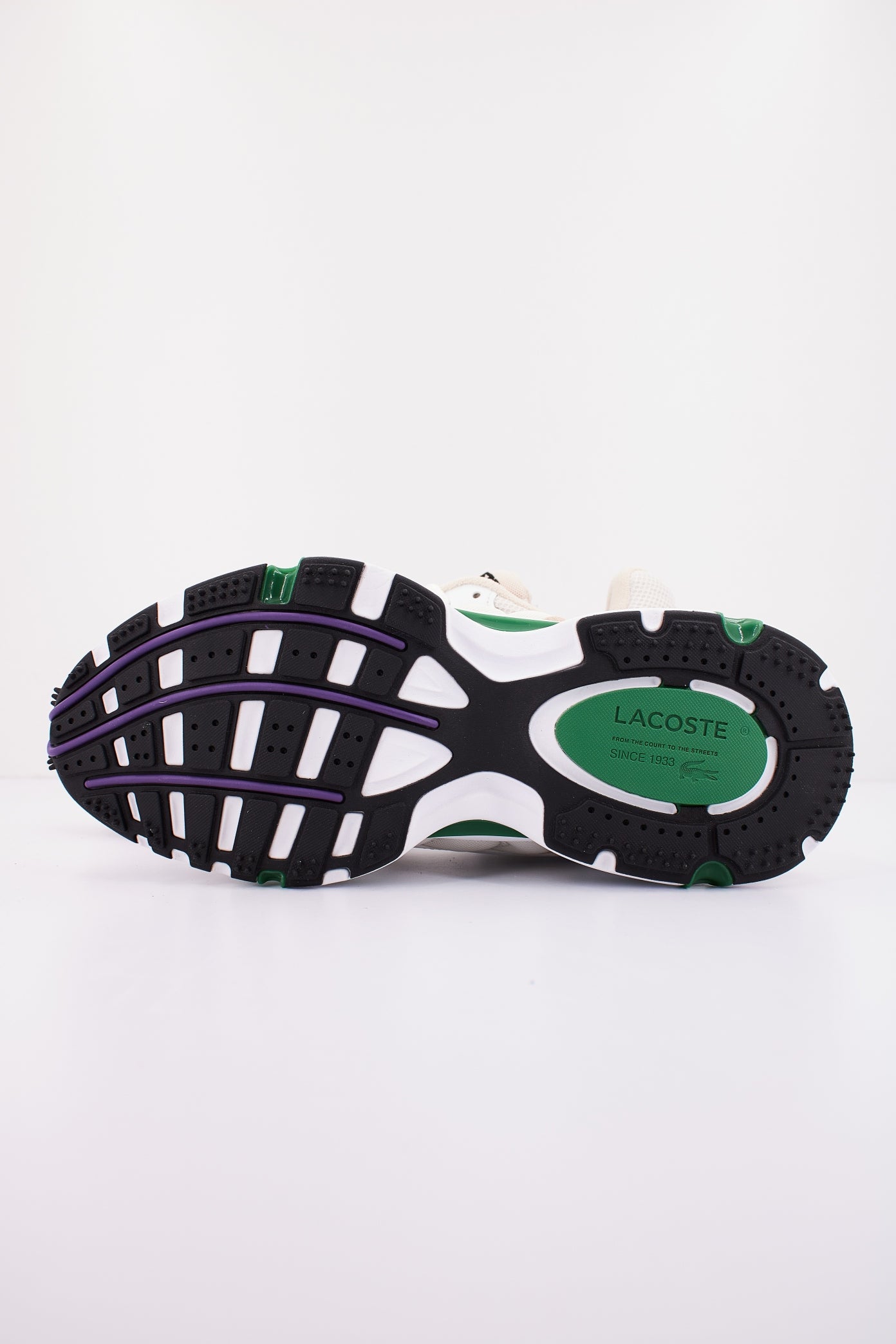 LACOSTE L K TEXTILE en color WHTGRN  (4)