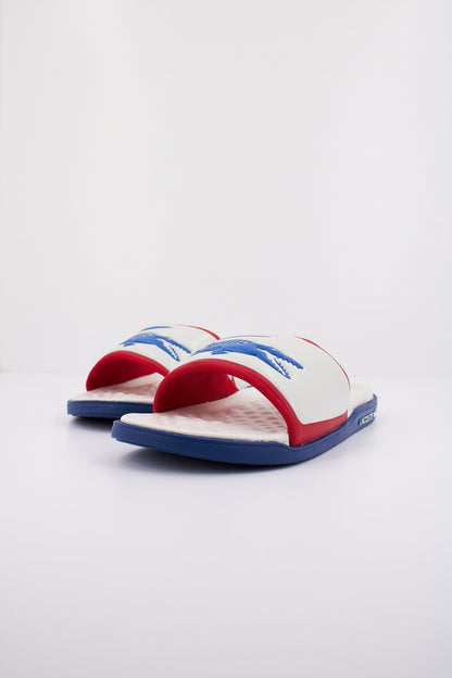 LACOSTE  SERVE SLIDE DUAL SY en color WHTBLURE  (2)