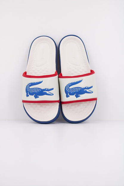LACOSTE  SERVE SLIDE DUAL SY en color WHTBLURE  (3)