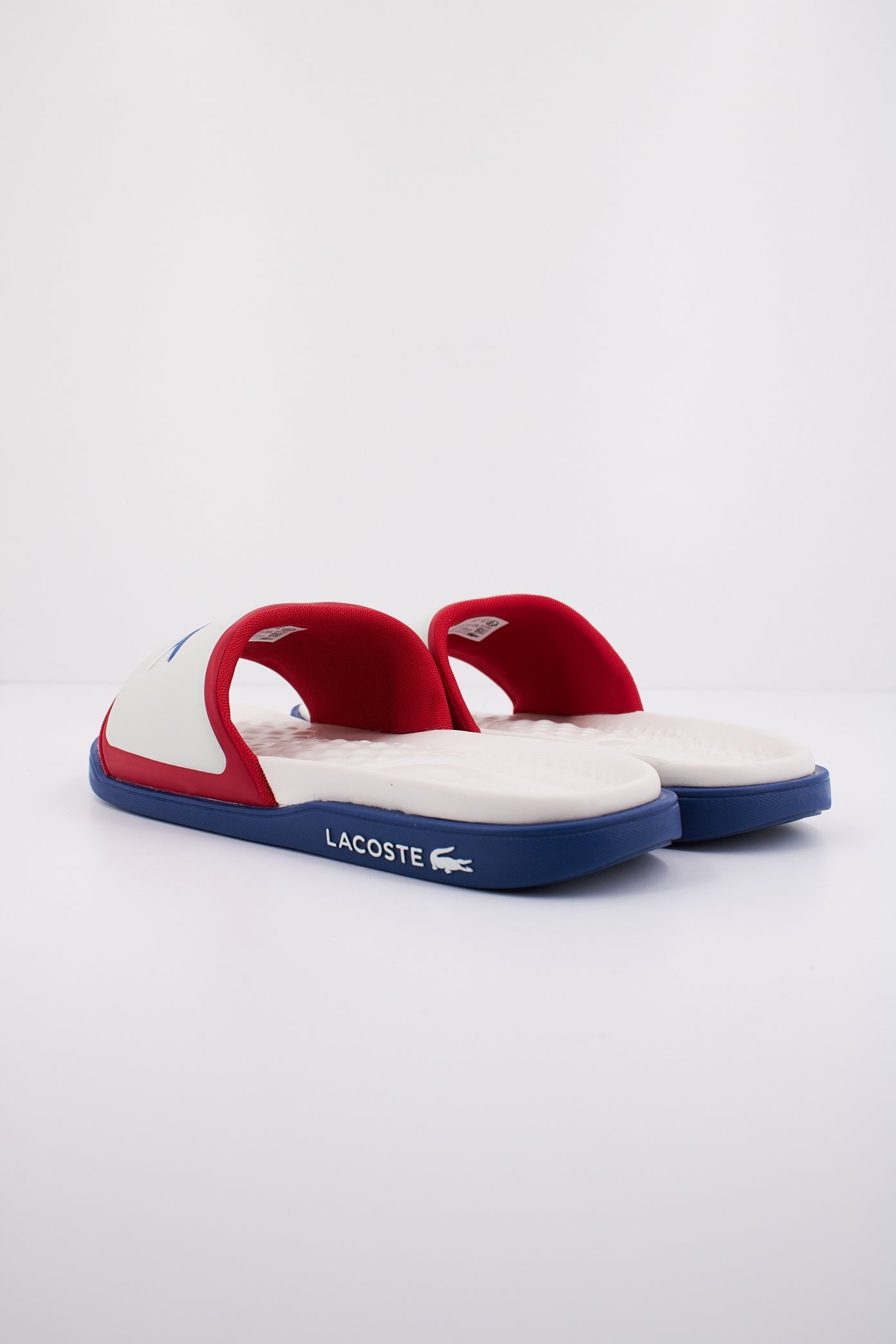 LACOSTE  SERVE SLIDE DUAL SY en color WHTBLURE  (4)