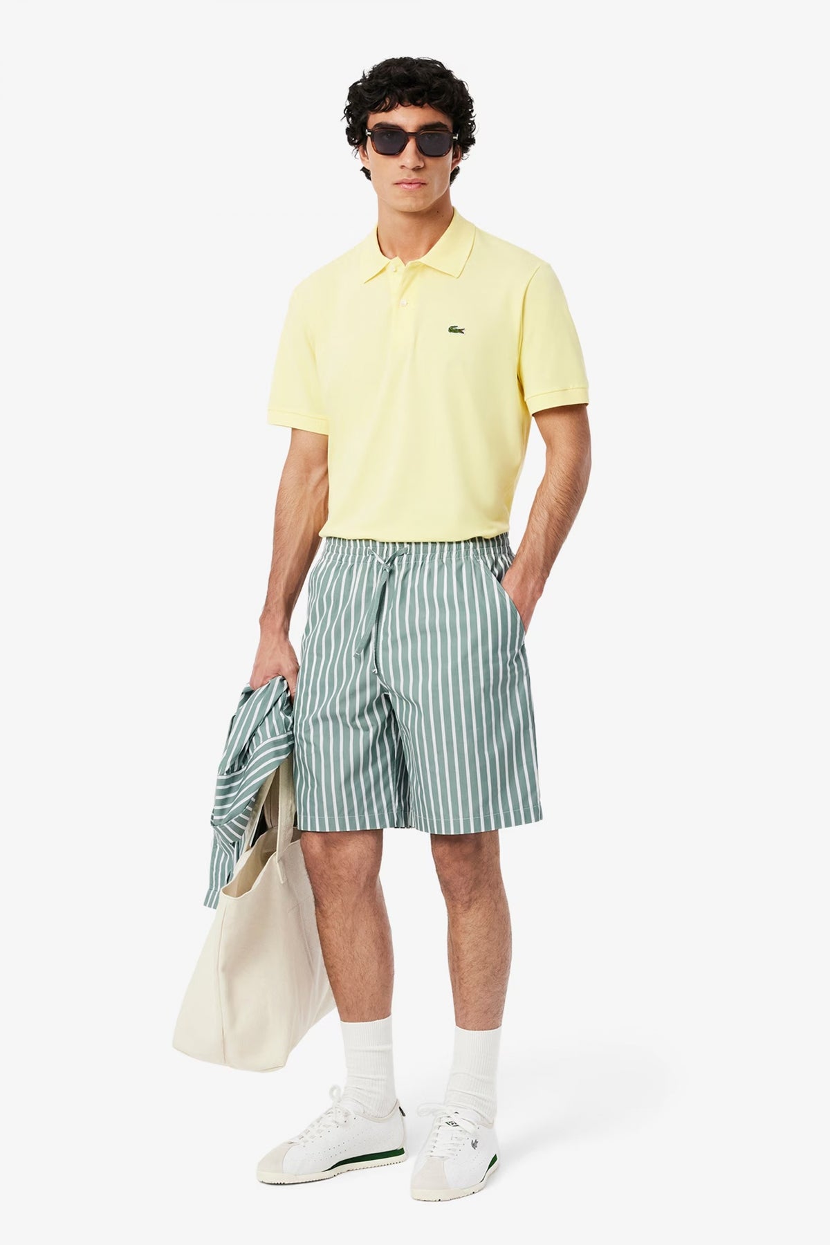 LACOSTE SHORTS en color SPRWHT  (4)